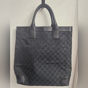 Gucci Black Patterned Bag *AUTHENTIC*   Matching Shoes Im My Closet